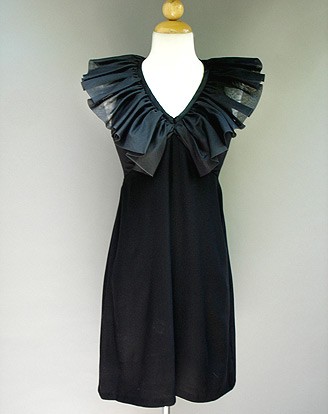 60S NOIR ORGANZA<br>3/4